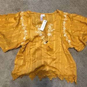 Yellow blouse
